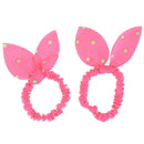 10x Girls hair band mix styles bowknot rabbit ears elastic hair ropes JR