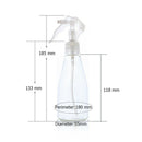 2pcs 200ml Spray Bottle Water Fine Mist Sprayer Hairdressing Refillable Pot