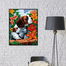 5D DIY Diamond Painting Cartoon Dog Cross Stitch Embroidery Rhinestones Kit
