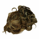 Long Curl Hair Extension Wig Hairpieace Blond