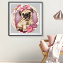 5D DIY Full Drill Diamond Painting Dog Cross Stitch Mosaic Craft Kit Decor