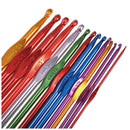 14pcs Crochet Needle Knitting Wool from 2mm to 10mm Aluminium Knit Crochet