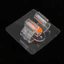 3pcs Clear Adhesive Broom Mop Holder Clip Anti-slip Cleaning Tool Holder