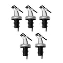 5X Wine Bottle Pourer Nozzle Wine Stoppers Olive Oil Cork Dispenser Mouth Spout