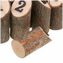 Rustic 1-10 Wooden Table Numbers Wedding Birthday Party Centerpieces Decor
