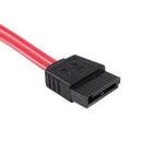 SFF-8482 SAS 29 Pin + 15 Pin to 7 Pin SATA Power Adapter Cable Red