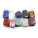 10pcs Natural Chakra Healing Stone Case Polishing Yoga Reiki Crystal Gravel Kit
