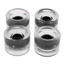 4Pack Skateboard Wheels 70MM Glow Flash Cruiser Longboard Light Wheels 78A Black