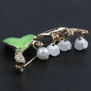 fashion women New Jewelry Small fresh plant brooch collar clothes accessorieZ2Z6