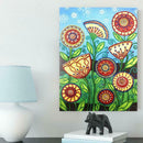 5D DIY Special Shaped Diamond Painting Flower Cross Stitch Mosaic Craft Kit