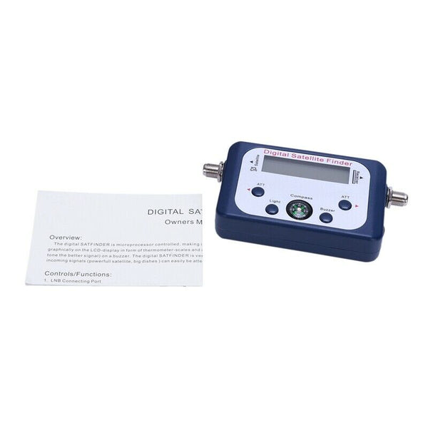 Digital LCD Satellite Finder Sat Finder Signal Strength Meter Sky Dish Free G4M3