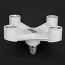 4 in 1 E27 Bulb Lamp Socket Base Home LED Light Splitter Holder Adapter