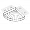 Corner Shelf Bathroom Adhesive Shower Caddy Basket Wall Mounted Storage Org O3U9