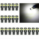 20x Car T10 Super Bright LED Canbus Error Free Light Bulbs 8SMD 5730 168 194 W5W