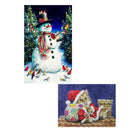 2pcs 5D DIY Animal Christmas Diamond Painting Embroidery for Crafts Supplies