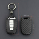 Matt Carbon Fiber Previous For Hyundai Smart Car Key Case Protector NJU