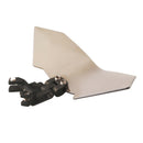 Smoke Adjustable Clip On Windshield Extension Spoiler Deflector For ATV 25cm