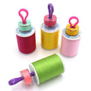 50Pcs Bobbin Clamps Holder Thread Buddies Clips Colorful Bobbin Buddies Sewing