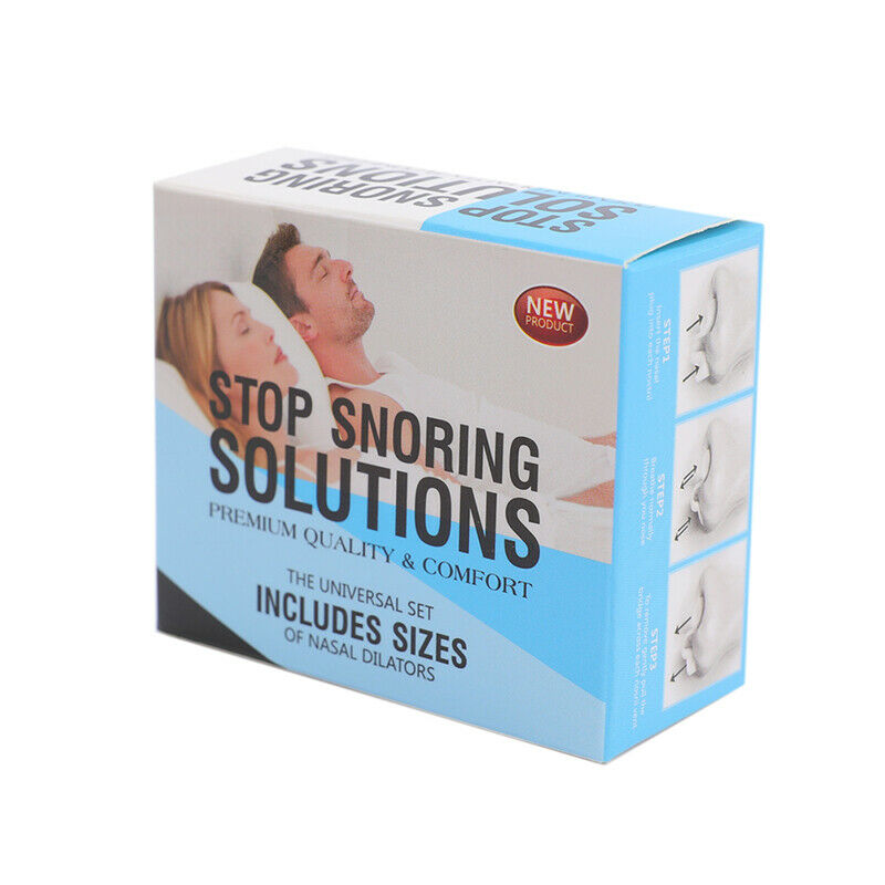 Anti Snoring Breathe Easy Sleep Aid Nasal Dilators Device Noisy Nose ClipB Nw