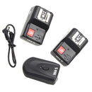Wireless PT-04GY 4 Channels Flash Trigger Radio With 2 Receivers For Camera