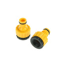 2pcs Faucet Hose Quick Connector Washing Machine Water Cannons Lawn Sprinkler 3c