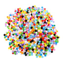 2000pcs 10mm Colorful Felt Pompom Balls for Christmas Crafts Embellishments