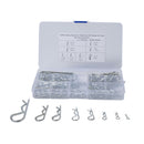 125x R Pin Mechanical Hitch Hair Tractor Clip Assortment Kit Case Set Cotter