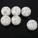6pcs Christmas Tree Hanging Diamond Chain Balls Diameter 8cm Decorations Ba