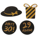 36pcs 30 Years Old Happy Birthday Party Photo Booth Props Party Decor Selfie