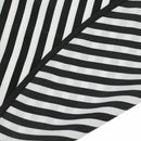 Hair Cutting/Barbers Cape - Adjustable Black and White Stripe Hairdressing  S2K8