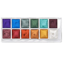 12 Colors  Glitter Art Supplies For Artists Watercolor Paint Set
