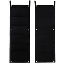 6 Pocket Hanging Vertical Garden Planter Indoor Outdoor Herb Pot Decor