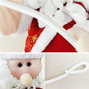 Christmas Decoration Santa Claus Climbing On Rope for Indoor/Outdoor Wall W Y5Z4