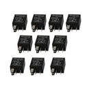 10Pcs Replacement Truck Auto Automotive DC 12V 20A/30A SPDT Relay Relays 5P