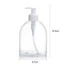 Portable Transparent Empty Spray Bottle Refillable Lotion Container (500ml)