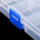 Fishing Lures Hook Bait Plastic Storage Box Adjustable Case Tackle Accessory