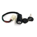 4 Wires Electric Bike Keys Ignition Switch Lock Accessories Scooter For CG125
