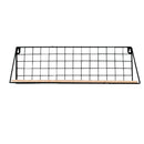 Floating Shelves Wall Mounted Rustic Metal Wire Storage Shelves for Picture