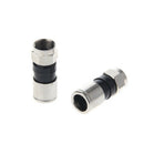 Rg6 F Type Connector Coax Coaxial Compression Fitting For Rg6 Coax Cable 20