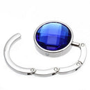 Folding Purse Handbag Holders Crystal Bag Hook Hanger Hold Royal Blue Porta M7X8