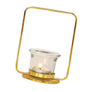 Nordic Style Candle Holder Metal Frame Candlestick for Party Hotel Cafe