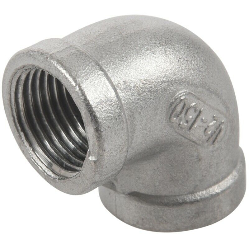 1/2BSP Female 90 Degree Stainless Steel Equal Elbow Pipe Fitting