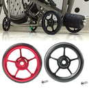 2 Pieces Alloy Bike Easy Wheels Folding Bicycle for Brompton Wheel Red+Black