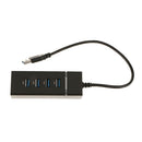 4-Port USB 3.0 5Gbps Speed Portable Compact Hub Adapter Splitter For Xbox Ons S