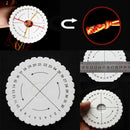2pcs DIY  Round Kumihimo Beading Cord Disc Disk Braiding Plate Braided 10cm