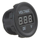 Automobile Motorcycle DC 12V to 24V LED Digital Voltmeter Bule Led