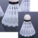 12 Pc/Set White Goose Feather Badminton Sport Shuttlecocks Training Ball B9C2