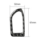 Carbon Fiber Rear Trunk Switch Button Cover Trim Fit for Audi A4 B8 A5 Q5 2