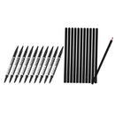 10 Pcs Black Waterproof Permanent Paint Pen Marker 12x