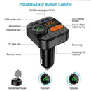 4-in-1 Bluetooth Handsfree Car Kit Mp3 Player FM Transmitter New Charger C9 W9U0